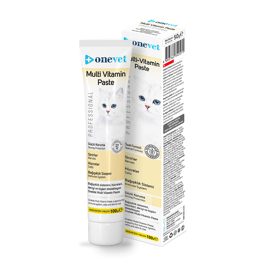 OneVet Multi Vitamin Macun Bağışıklık Güçlendirici Kedi Malt Paste