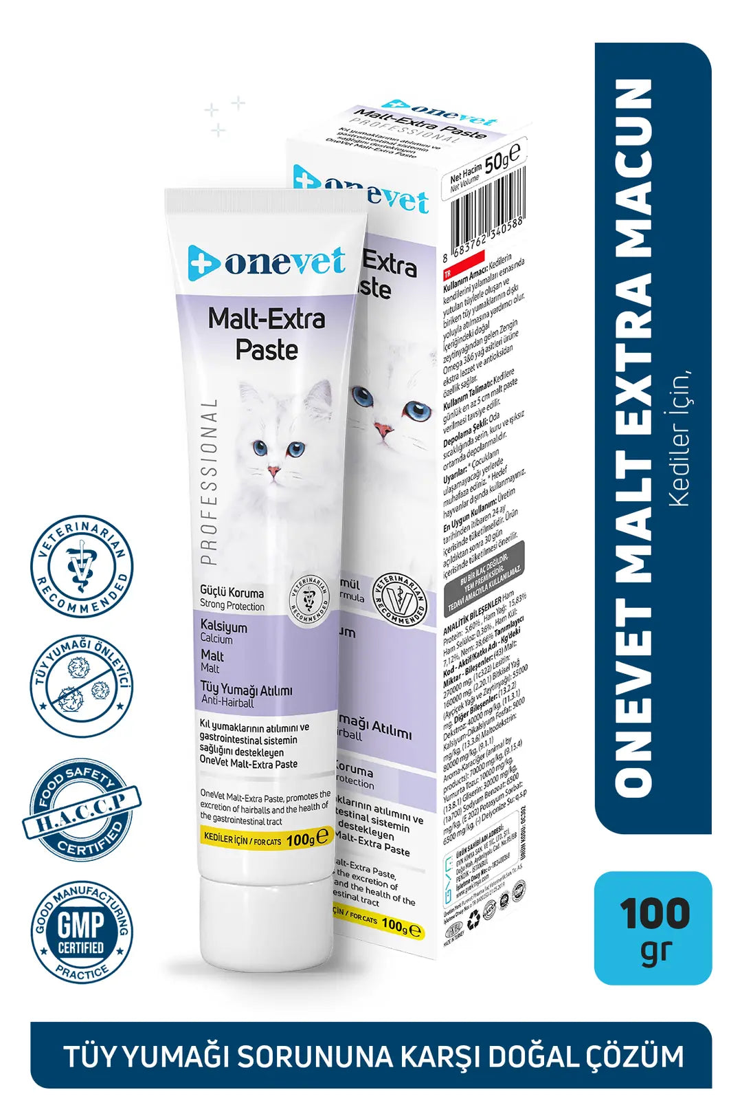 OneVet Malt Extra Paste Tüy Yumağı Önleyici Kedi Maltı