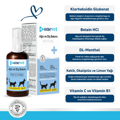 OneVet Ağız & Diş Bakımı sertifika ve standartlar