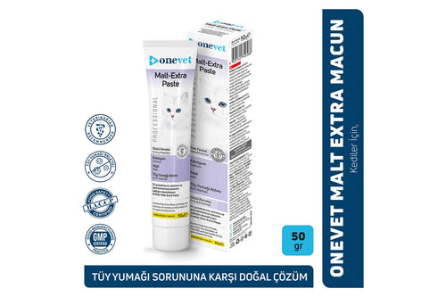 OneVet Malt Extra Paste kedi maltı, 50 g tüp ve kutu