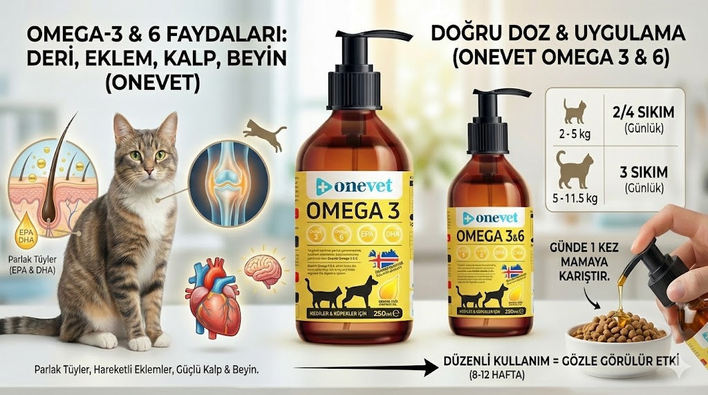 OneVet Blog: Kedilerde Omega-3 Ne Zaman Gerçekten Gerekli Hale Gelir?