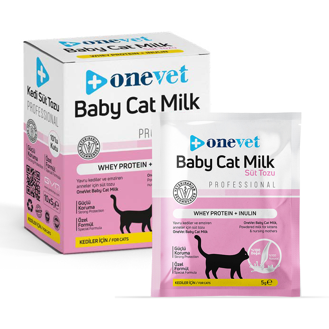 OneVet Sindirim ve Büyüme Destekleyici Yavru Kedi Süt Tozu