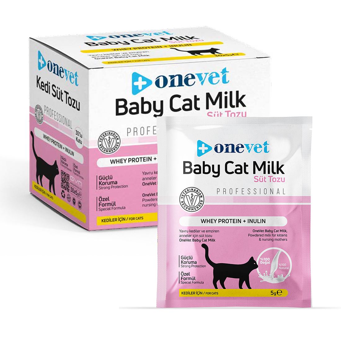OneVet Sindirim ve Büyüme Destekleyici Yavru Kedi Süt Tozu