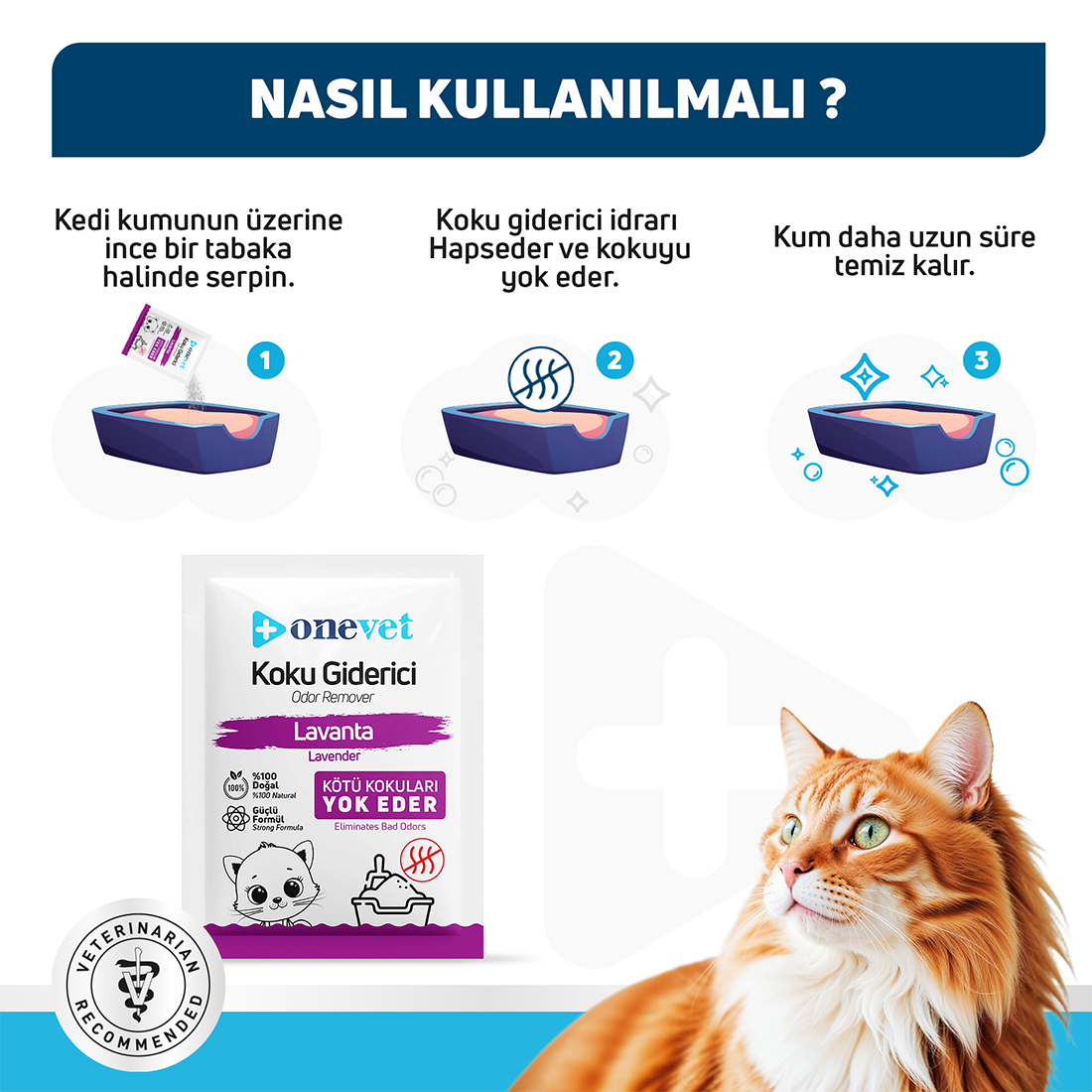OneVet Kedi Kumu Koku Giderici