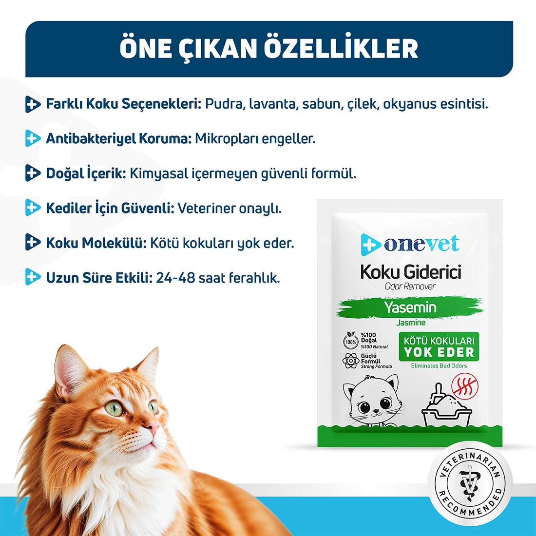 OneVet Kedi Kumu Koku Giderici