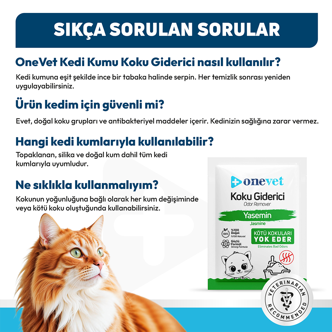OneVet Kedi Kumu Koku Giderici