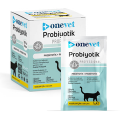 OneVet Sindirim ve Bağışıklık Güçlendirici Kediler için Probiyotik Saşe
