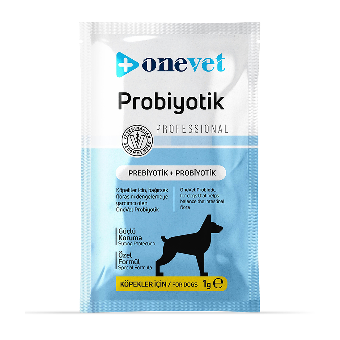 OneVet Sindirim ve Bağışıklık Güçlendirici Köpekler için Probiyotik Saşe