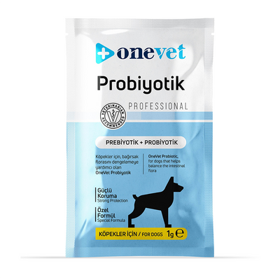 OneVet Sindirim ve Bağışıklık Güçlendirici Köpekler için Probiyotik Saşe