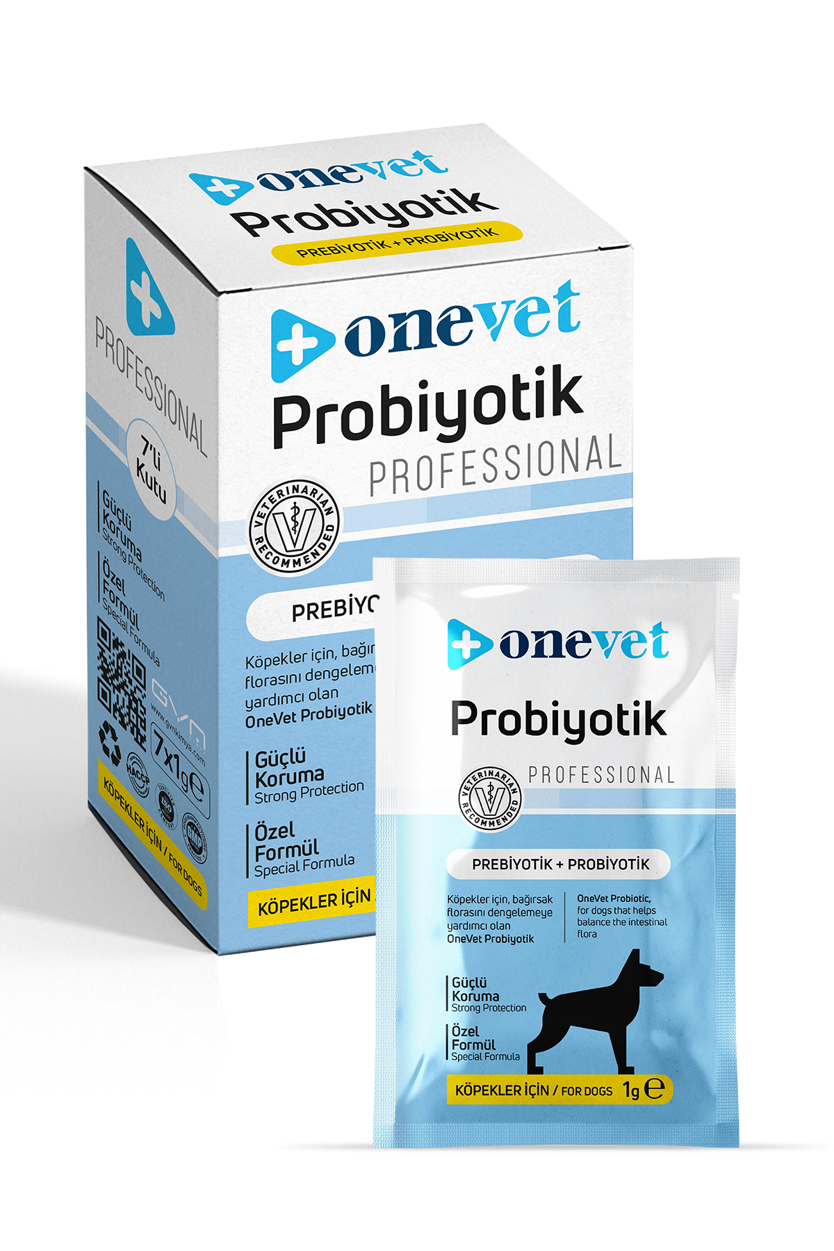 Sindirim ve Bağışıklık Güçlendirici Köpekler için Probiyotik Saşe