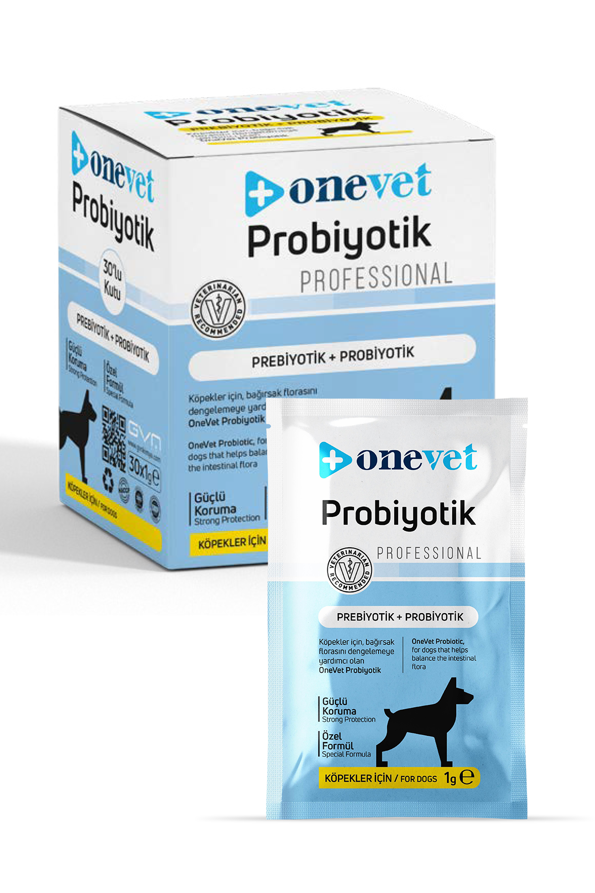 Sindirim ve Bağışıklık Güçlendirici Köpekler için Probiyotik Saşe