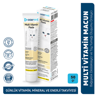 OneVet Multi Vitamin Macun Bağışıklık Güçlendirici Kedi Malt Paste
