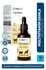 Multi Vitamin Kedi ve Köpekler İçin Kemik ve Kas Güçlendirici Vitamin Takviyesi