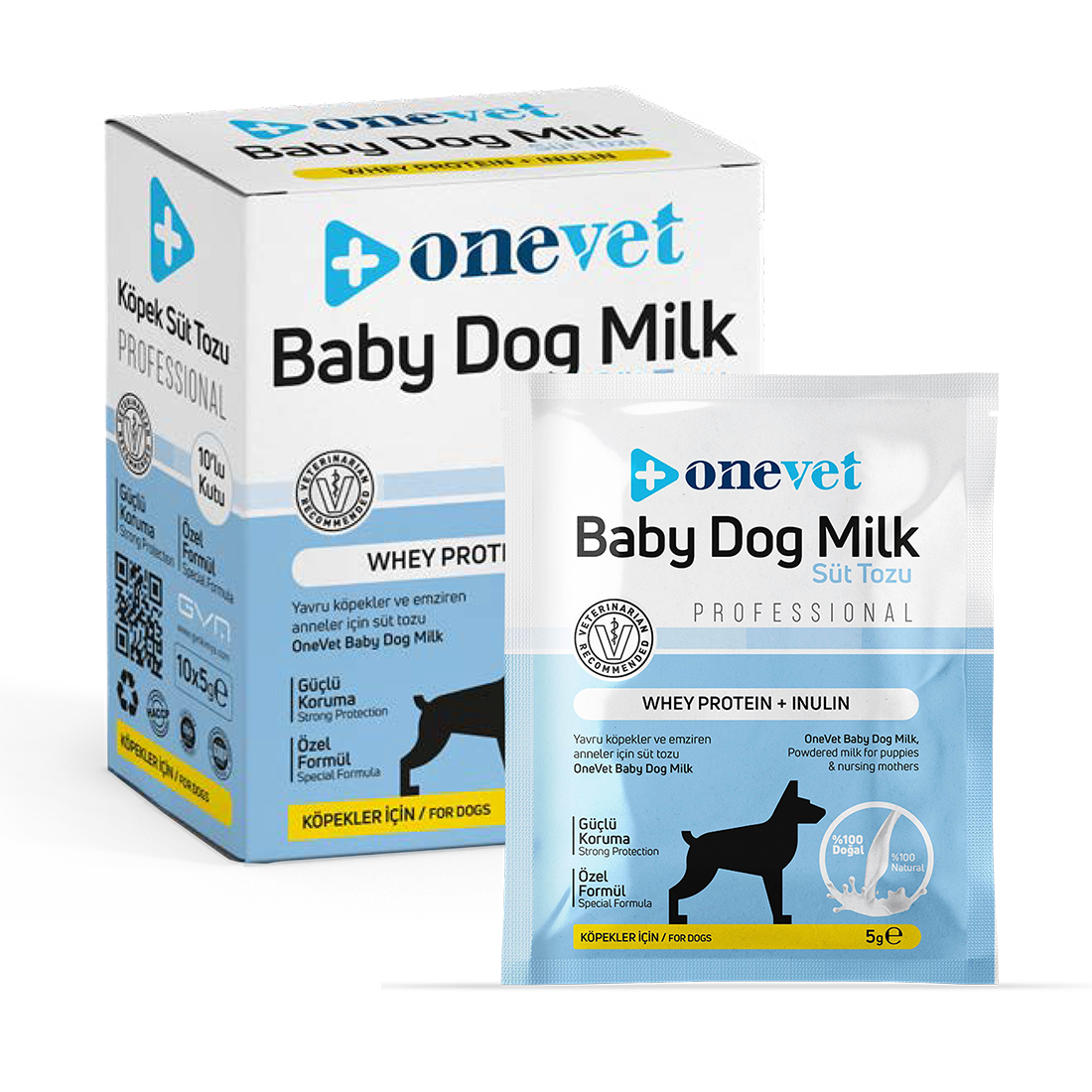 OneVet Sindirim ve Büyüme Destekleyici Yavru Köpek Süt Tozu