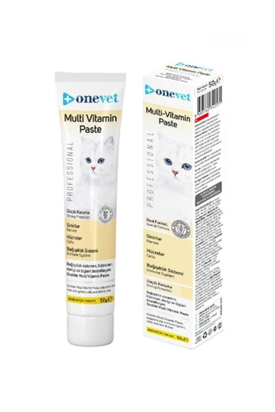OneVet Multi Vitamin Macun Bağışıklık Güçlendirici Kedi Malt Paste 50 gr