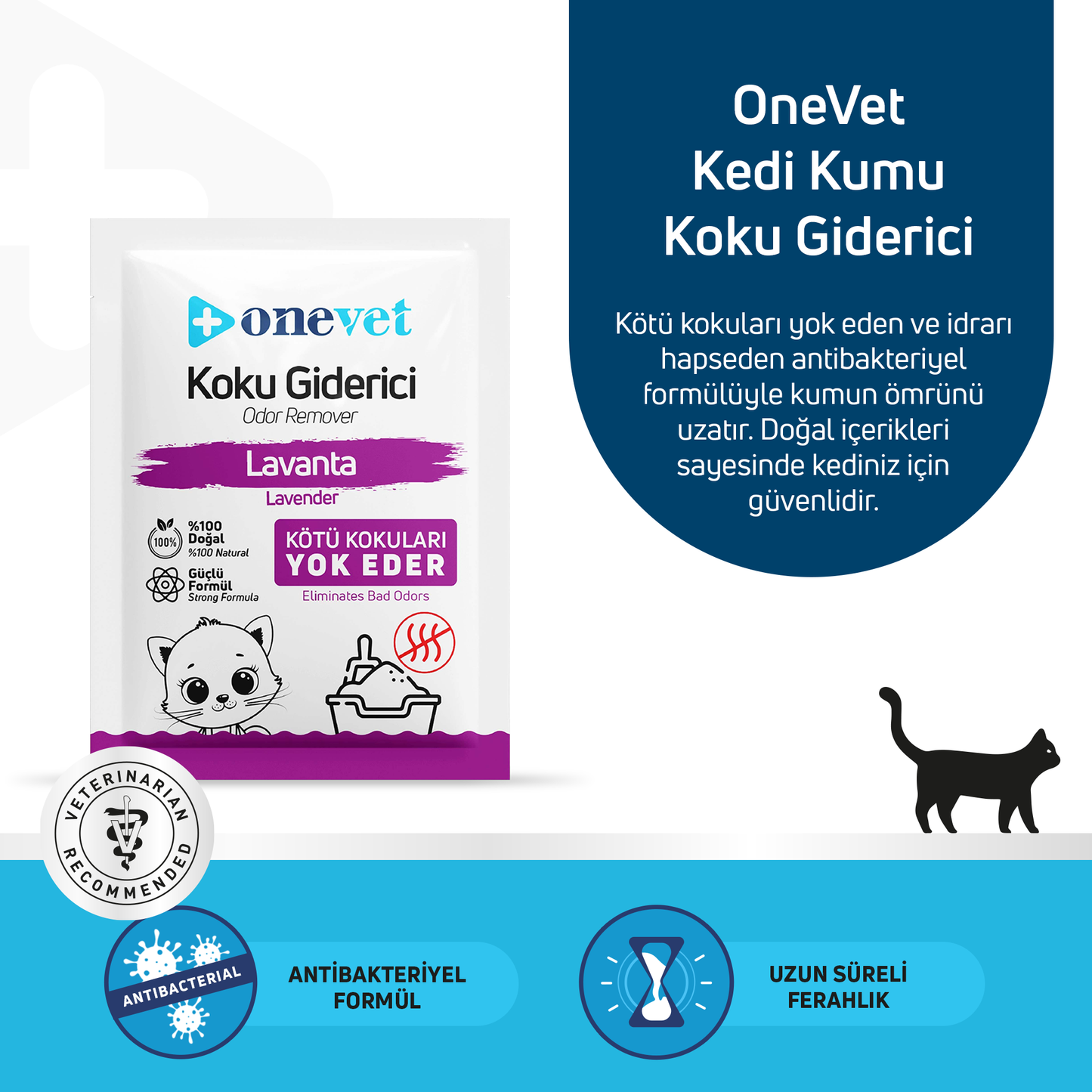 OneVet Kedi Kumu Koku Giderici Saşe