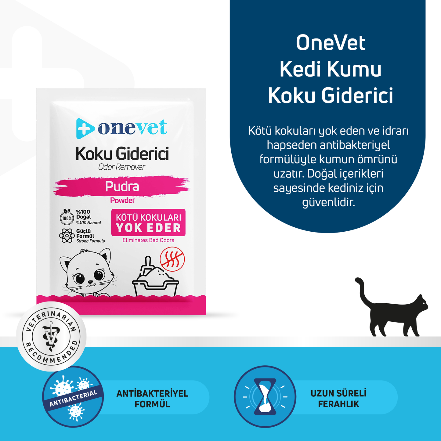 OneVet Kedi Kumu Koku Giderici Saşe