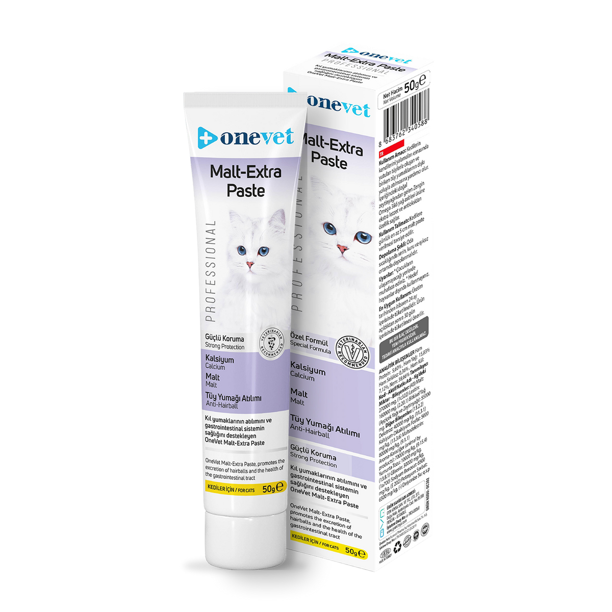 OneVet Malt Extra Paste Tüy Yumağı Önleyici Kedi Maltı 50 Gr