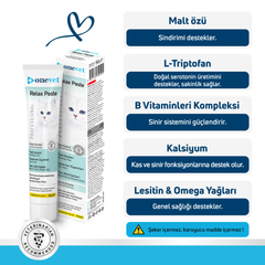 OneVet Relax Paste Macun Stres Ve Anksiyete Azaltıcı Kedi Maltı 50 gr